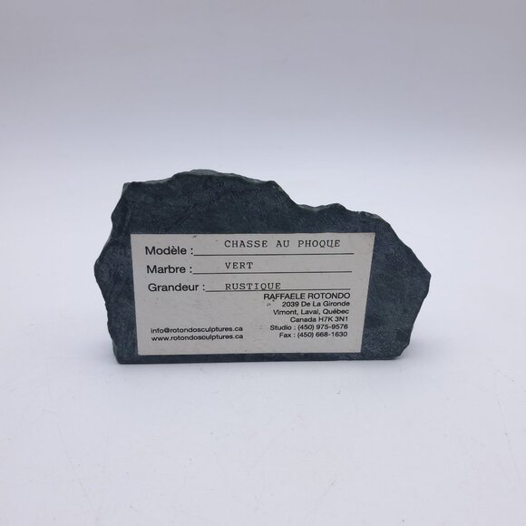 The Seal Hunt Soapstone Carving By Raffaele Rotondo - Picture 3 of 10